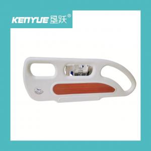 China PP Material Hospital Guard Rail Brown With Angle Display on sale