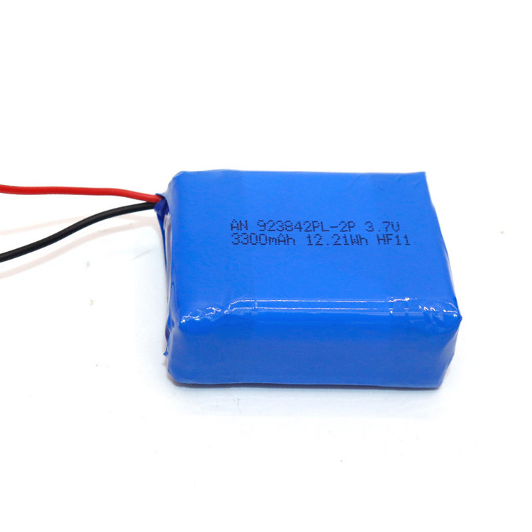  12.21Wh 3.7V 3300mAh Li Polymer Battery Pack Manufactures