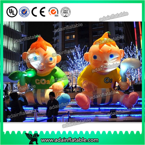  3m Customized Advertising Inflatable Human Cartoon Kids Replica Baby Inflatable Manufactures