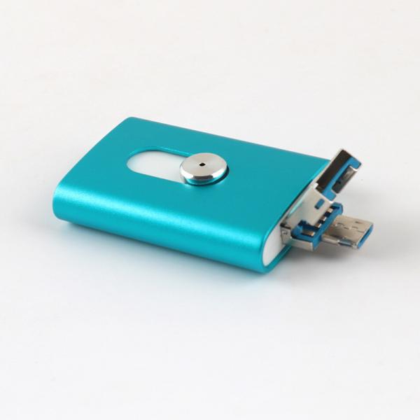 Quality OTG Usb 2.0 Fast Speed 3 In One USB Flash Drive Iphone Andriod Together for sale