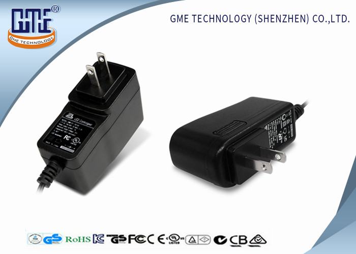  GME12C 120100 12v 1a wall mount ac power adapter for led strip light / lcd monitor Manufactures