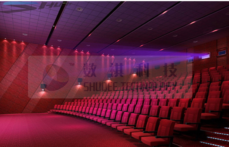  Motion Theater Chair Cinema 3D System With Projectors / Sound System Manufactures