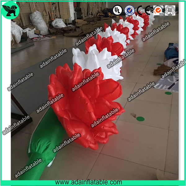  10m Inflatable Rose Flower Chain For Wedding Decoration Manufactures