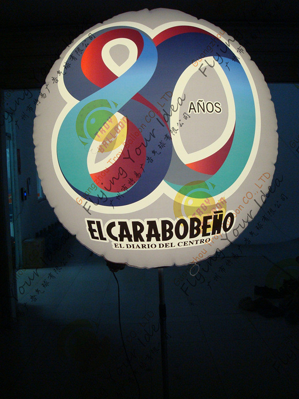  Attractive Inflatable Moving Balloon Digital Printing With RGB Led Light Manufactures