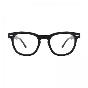  Non Prescription Round Optical Glasses Women Acetate Clear Lens Eyewear 48mm 21mm 145 mm Manufactures