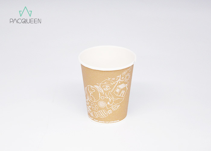 China Custom Design Insulated Hot Beverage Cups , Printed Paper Coffee Cups Multiple Sizes on sale