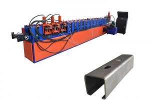 China Hand Touch Screen Metal Stud Roll Forming Machine Material Thickness 0.5-1mm For C Channel on sale