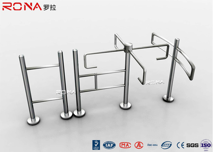  Half Height Turnstile Entrance Gates Access Control RS485 Communication Interface Manufactures