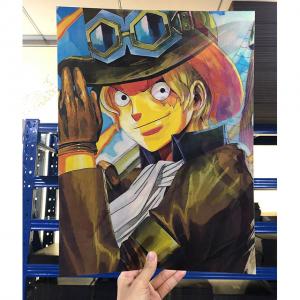  One Piece 3D Lenticular Poster Animation Characters Luffy And Zoro Prints Manufactures