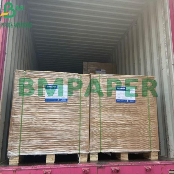 Quality 70gsm Unbleached Kraft Liner Board Topliner Sack Craft Base Paper For Wrapping for sale