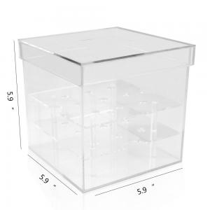  0.5mm Thick Acrylic Flower Box With Holes For Valentine'S Day Wedding Gift Manufactures