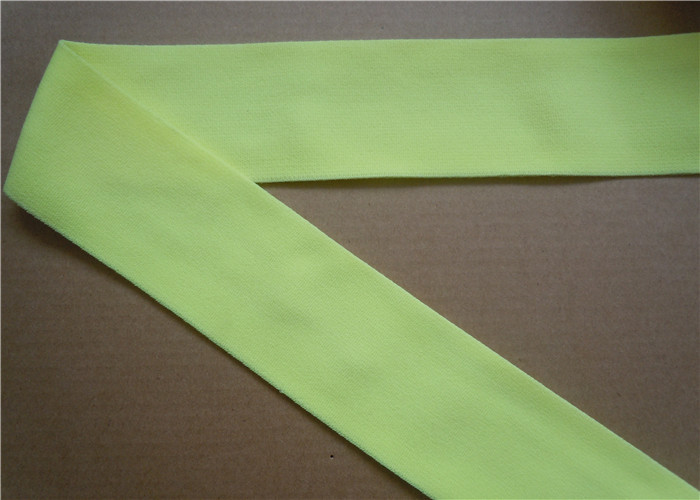 High Tensile Yellow Polyester Webbing Straps / 38Mm Cotton Webbing Woven