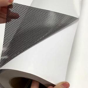 Water-Based Inkjet One Way Vision Window Film Vinyl Outdoor White