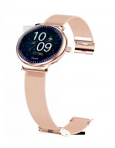  Ladies Round Screen 1.08" Blood Pressure Heart Rate Smart Watch Manufactures