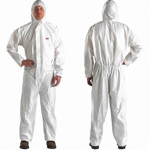  White Medical Ppe Full Body Plastic Isolation Suit Manufactures