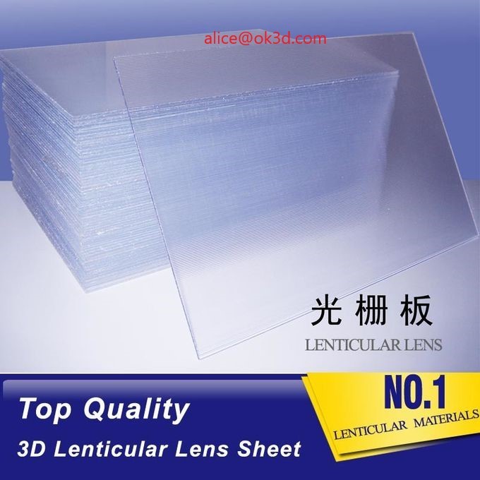  3D Plastic Lenticular Lens Sheet 20 LPI flip lenticular effect thickness 3 mm for injekt and digital printer Vietnam Manufactures