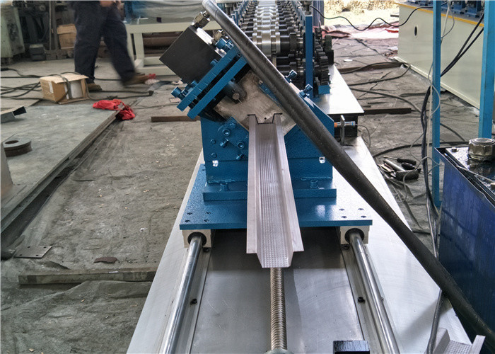 China Low Noise Metal Roof Panel Machine Steel Stud Roll Forming Machine 240V 60HZ on sale