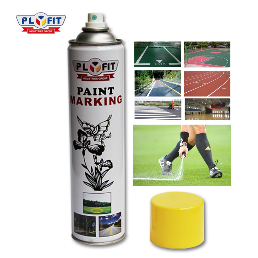  Fast Drying Road Marking Paint 650ml / 750ml Line Marking Spray Paint Manufactures