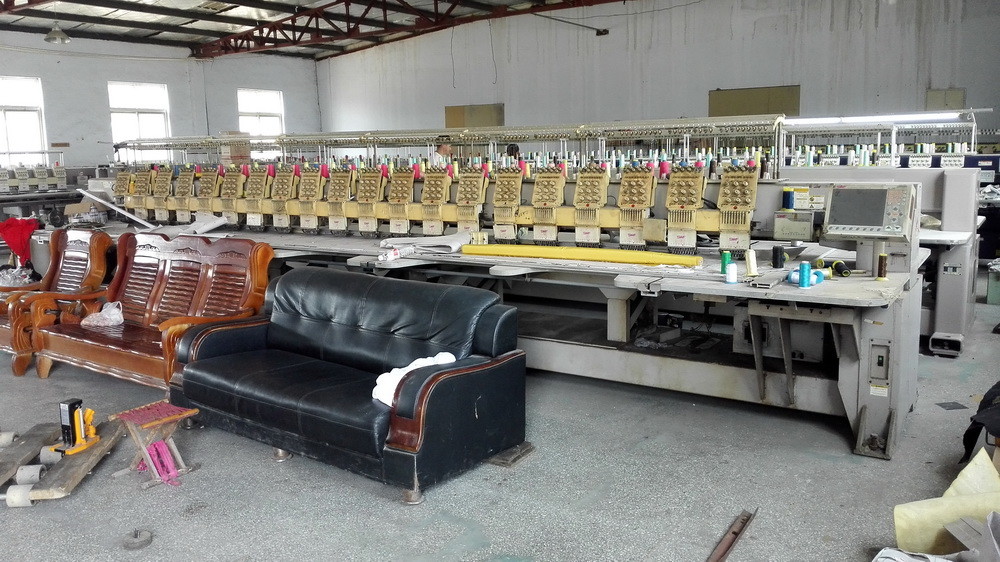 China High Speed Electronic Used SWF Embroidery Machine For Cap And T Shirt on sale
