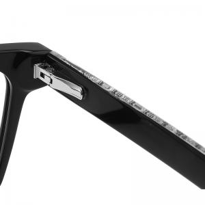  Irregular Square Acetate Material Sunglasses Luxury Eyewear Black For Men Manufactures