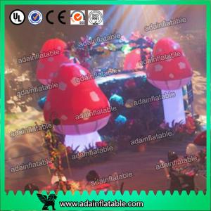  Standing Inflatable Lighting Decoration Giant Inflatable Mushroom For Indoor Manufactures