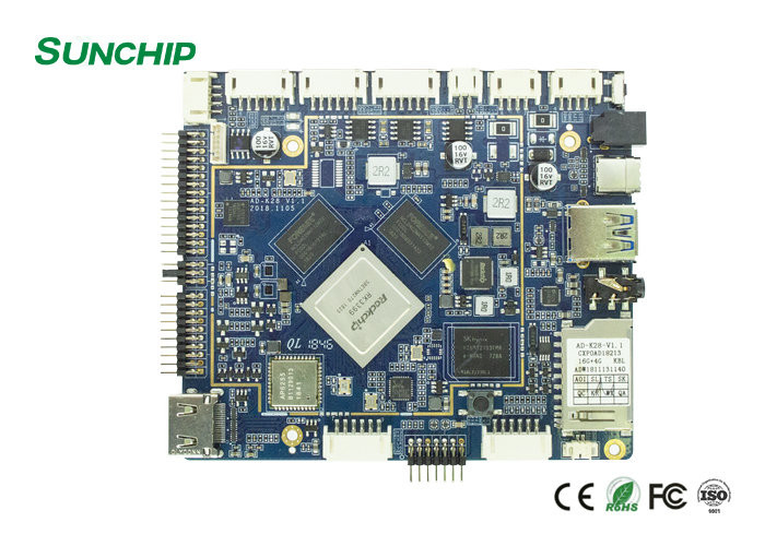  Rockship RK3399 Android System OEM Motherboard With BT & WiFi LVDS EDP Interface Manufactures