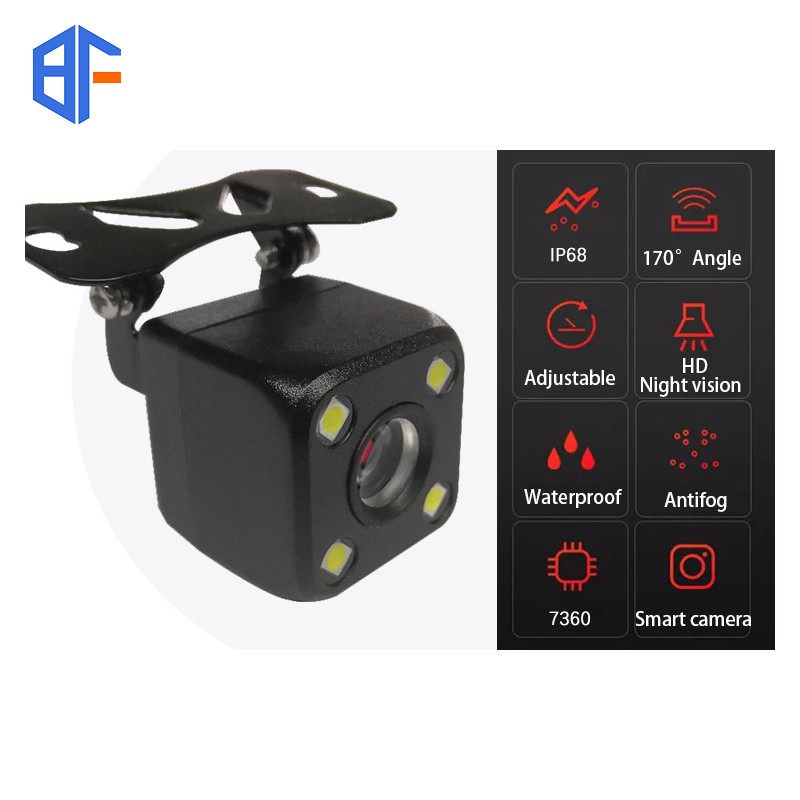China BF Universal 360 Bird View Camera Waterproof Night Car Camera With Wiring 4 LED on sale