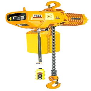 China Fixed 1 Ton / 2 Ton Electric Chain Hoist Without Electric Trolley In Gold Yellow on sale