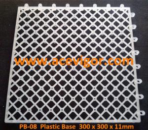  PB-08 White Plastic Base for WPC deck tiles Manufactures