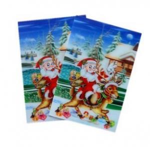  OK3D sell High quality plastic greeting  flip 3d lenticular printing with 3D images cover designed by PSDTO3D software Manufactures