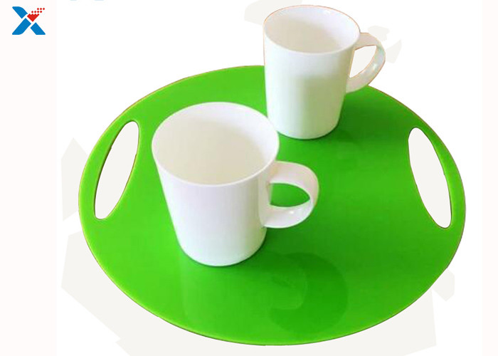 Recylable Trays Serving Acrylic Display Stands 3mm Thickness Eco - Friendly
