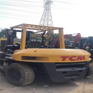 China Used Japan Made Tcm Forklift Fd70, 7 Ton Used Diesel Forklift with 3 Stages and Side Shift on sale