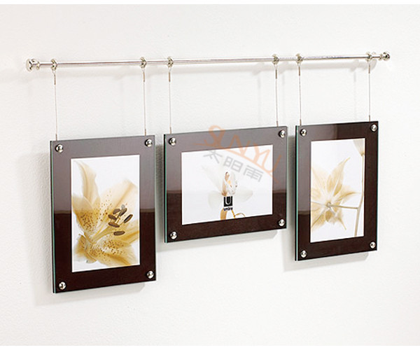  7mm Acrylic Custom Picture Frames Wall Mounted Hanging For Decoration Manufactures