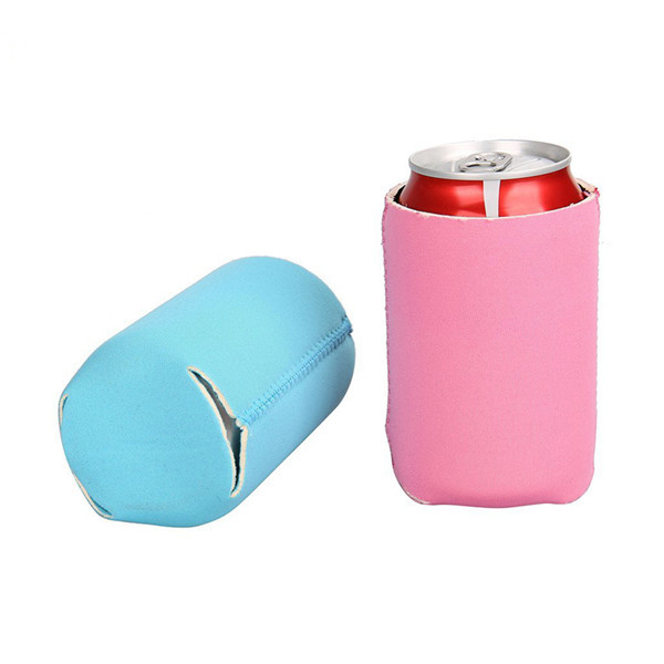  Custom Logo Printed Neoprene Can Cooler For Beer Can Cooler. size:10cmc*13cm  Material is neoprene Manufactures