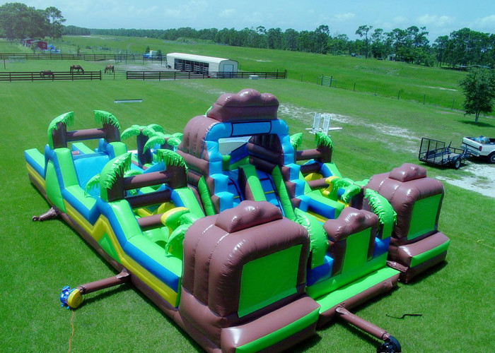 China Fun assault course for children / Jungle assault course birthday party / Tropical Obstacle on sale