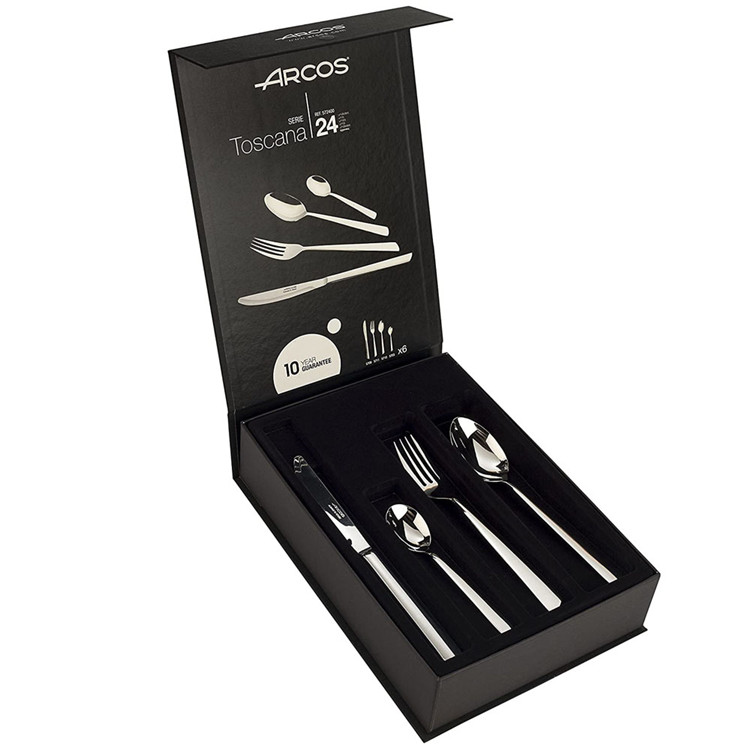 China Custom Luxury Cardboard Package Cutlery Set Spoon Packaging Box on sale