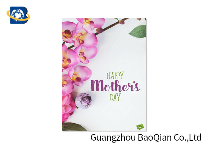  Colorful 3D Lenticular Card , 3D Lenticular Greeting Cards Mother's Day Card With Love Manufactures