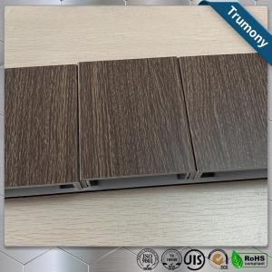  ECO Friendly Wood Grain Aluminum Composite Panel , Composite Metal Panel Exterior Wall Decoration Manufactures