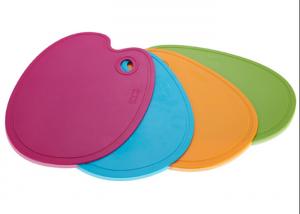 China Antimicrobial Cutting Board Silicone , Flexible / Dishwasher Safe Chopping Boards on sale