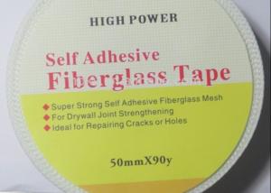 China 50mmx90m Strong Self Adhesive Drywall Fibre Glass Joint Tape For Reinforcing Wall on sale