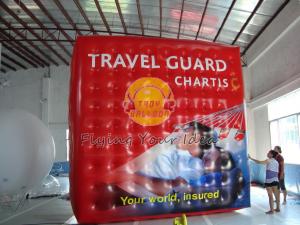  Inflatable Cube Balloon with Six Sides Digital Printing , Square Balloons for Parade Manufactures