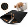 Buy cheap SGS 75cm Machine Washable Cat Litter Mat Honeycomb Chewy from wholesalers