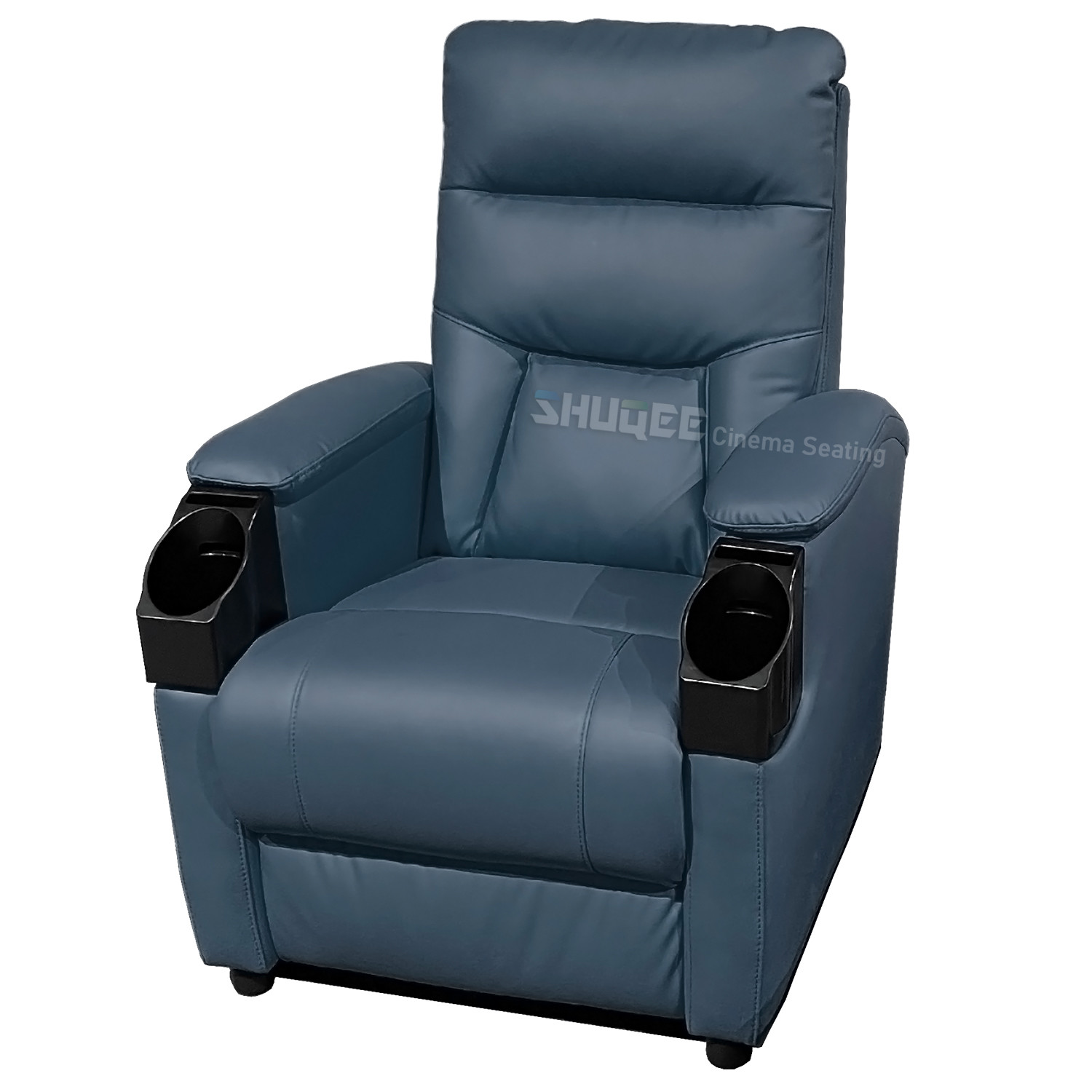  Genuine Leather Home Cinema Seats VIP Sofa With Inclined Cup Holder Manufactures