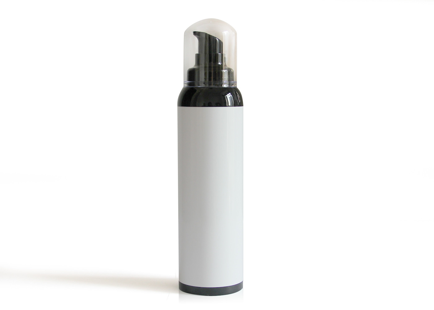 Classic White Empty Airless Cosmetic Bottles With Hot Stamping Surface