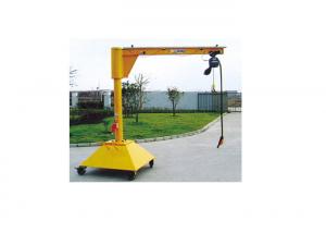 China 0.25 Tons Mobile Floor Jib Crane 1400 Base Width 3000L CE Certification on sale