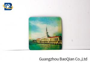  Round / Square Shape Custom Drink Coasters 3D Lenticular UV Offset CMYK Printing Manufactures
