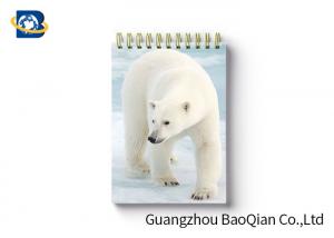  Polar Bear Animal Custom Spiral Notebooks School Stationery Set 3D Printing Cover Manufactures