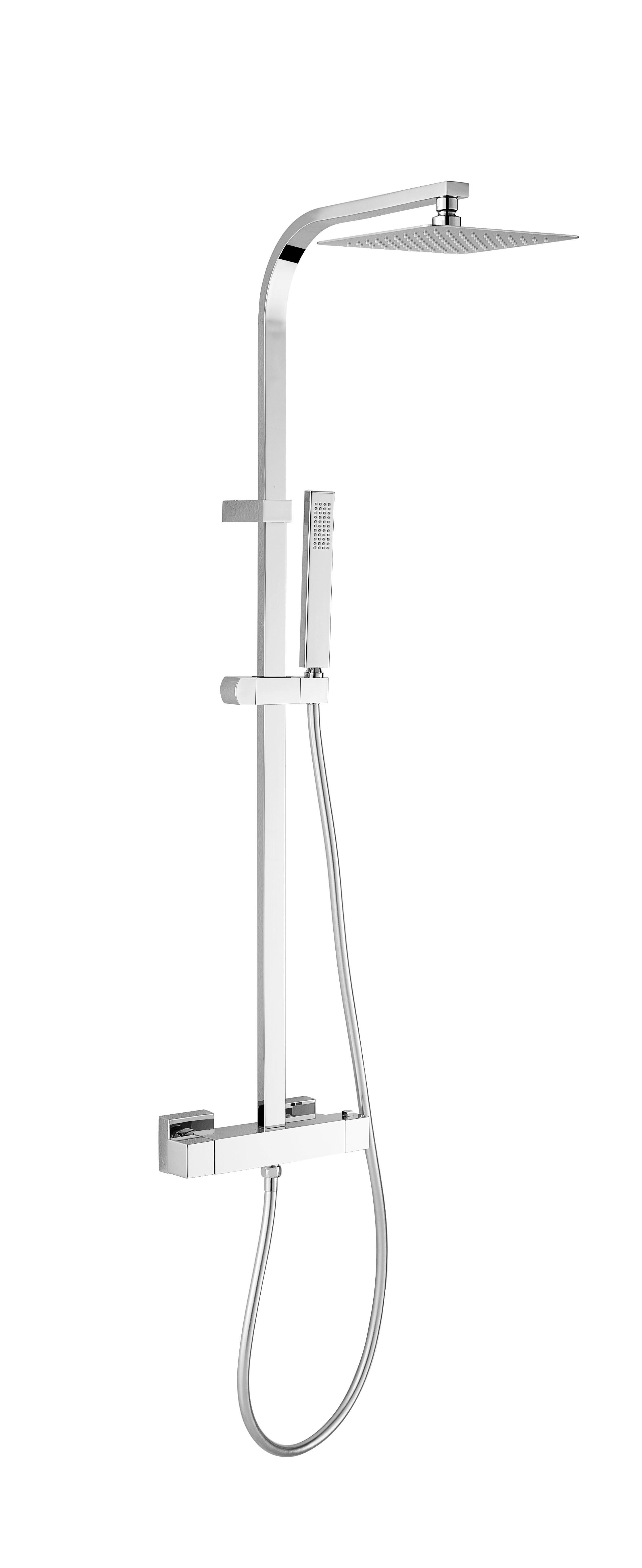 China Adjustable Handheld Sprayer Square Shower Head Set  Bathroom Shower Fixtures on sale