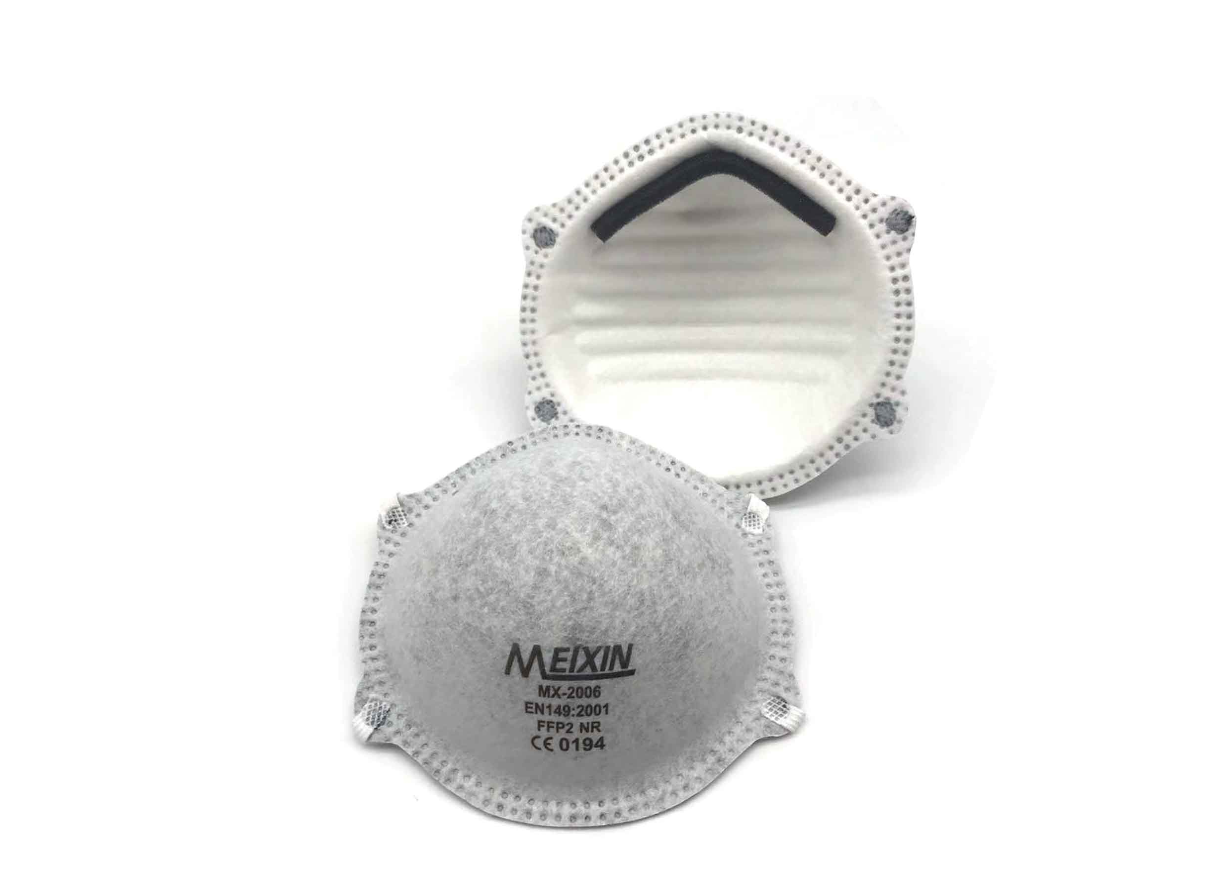  FFP2 Disposable Respirator Mask Polypropylene Outer Layer Material Single Use Manufactures