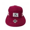 Buy cheap Fashion Custom Wool 5 Panel Camper Hat For Children Red Color 56-62CM from wholesalers